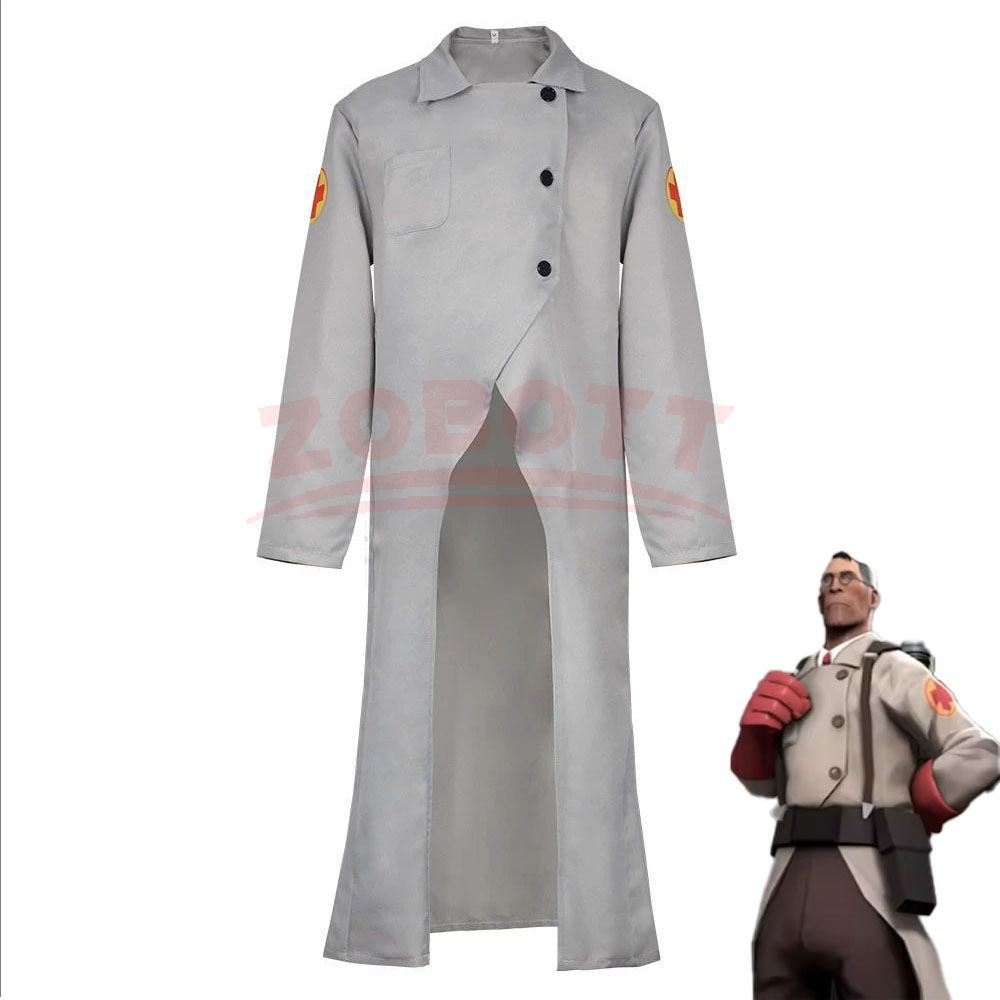 Uniforme de cosplay TF2 Medic  - Medical Lab Games avis et prix